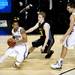 Michigan sophomore Trey Burke handles the ball in the first half of the game against South Dakota State on Thursday, March 21. Daniel Brenner I AnnArbor.com
